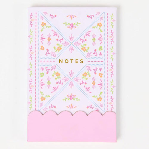 Floral Stitch Notepad
