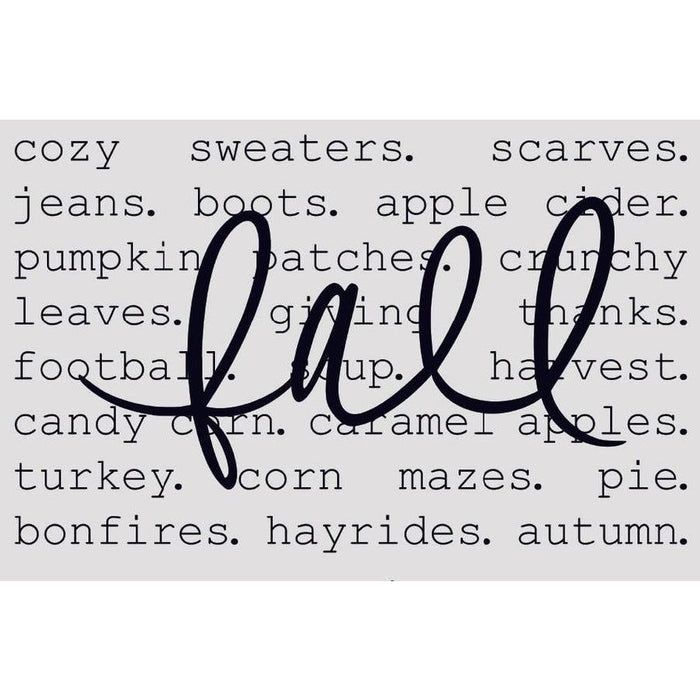 Fun Fall Transfers (MULTIPLE)