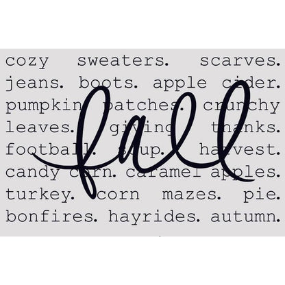 Fun Fall Transfers (MULTIPLE)
