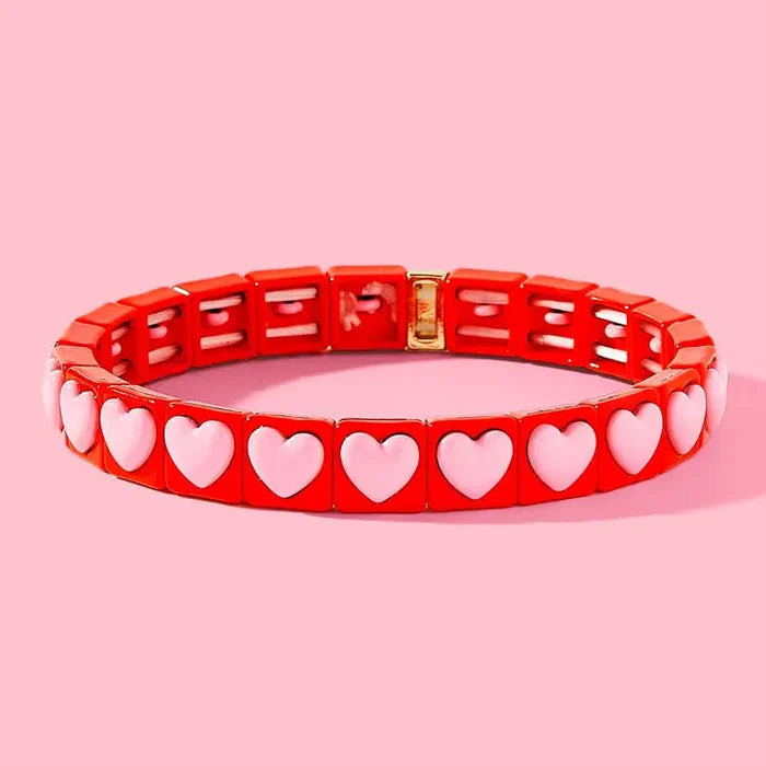 Hartley Heart Stretch Bracelet