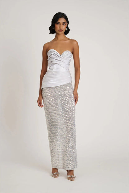 Gia Gown - Silver