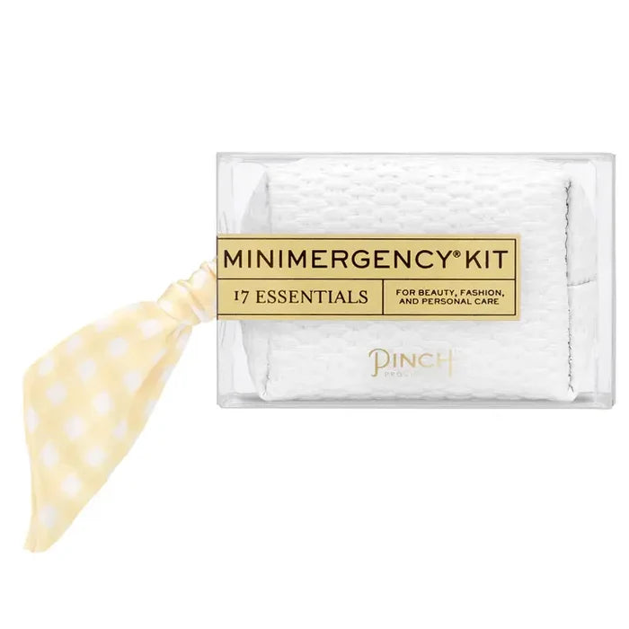 Minimergency Kit (Yellow Gingham)