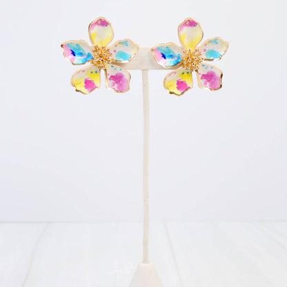 Monett Flower Post Earring