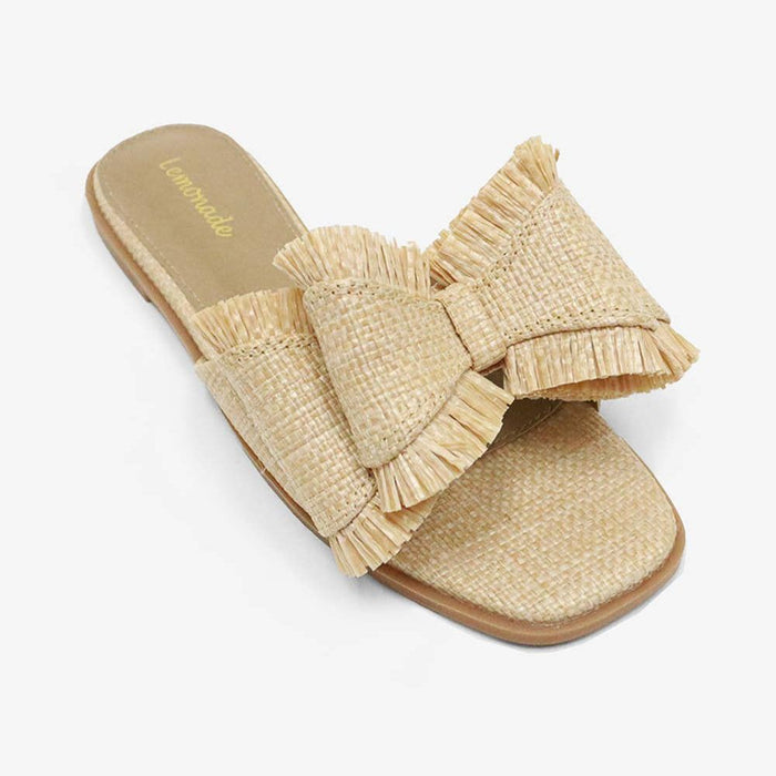 Raffia Bow Sandal