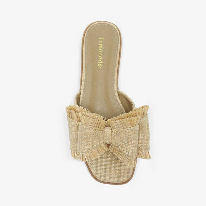 Raffia Bow Sandal