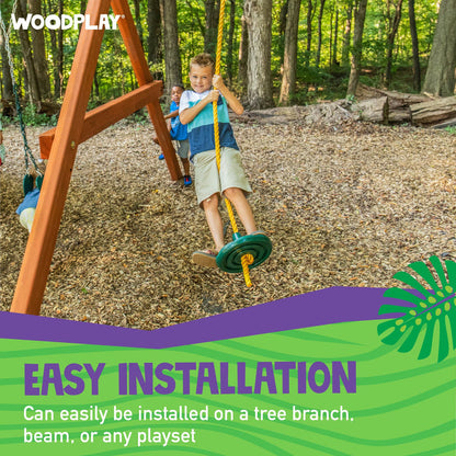 jack and june rope and disc swing set accessories