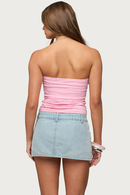 Eleanora Lace Tube Top