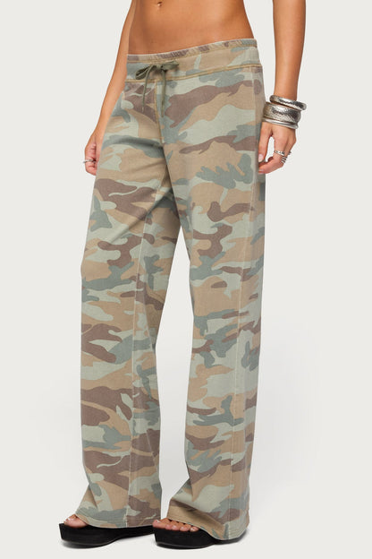 Kenan Straight Leg Camo Sweatpants