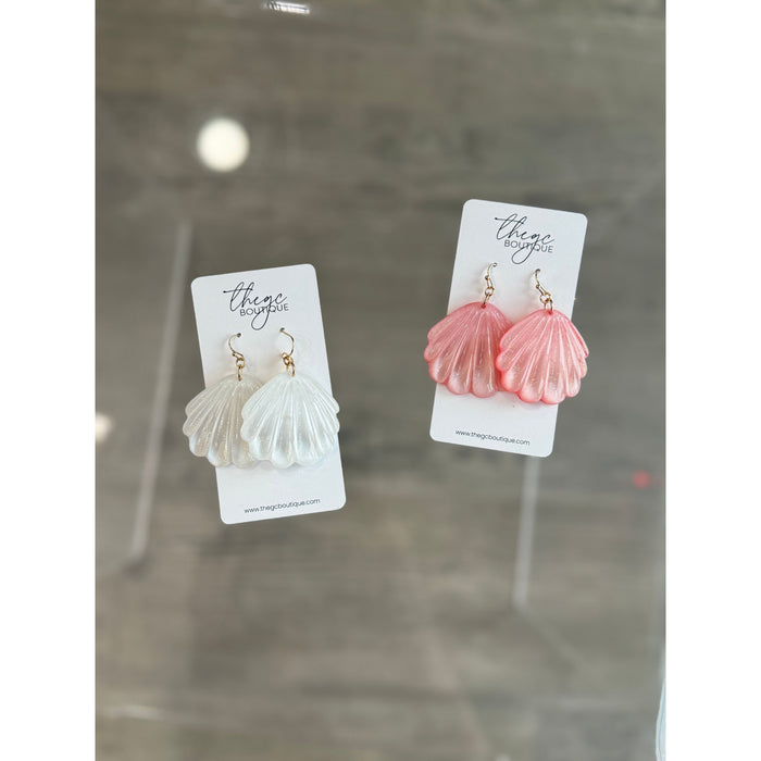 Shell Earring (white)