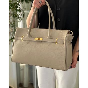 Structured Leather Handbag