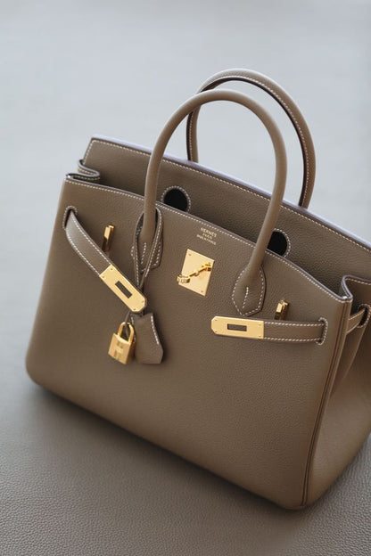 Structured Leather Handbag