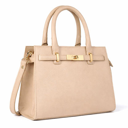 Structured Leather Handbag