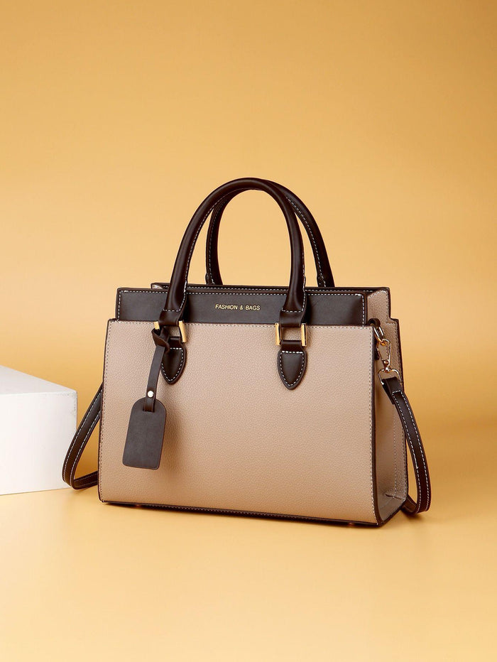 Structured Leather Handbag