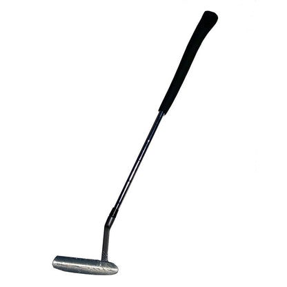 A BirdieBall Telescoping/Collapsing Travel Putter (Anser Style) with a straight shaft and black grip, shown on a white background.