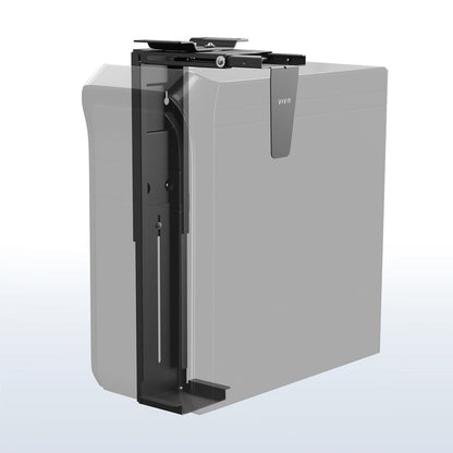 A black under desk and wall large PC mount by the brand vivo.
