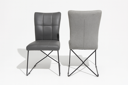 VD6302(13) - DINING CHAIR - BLR WH