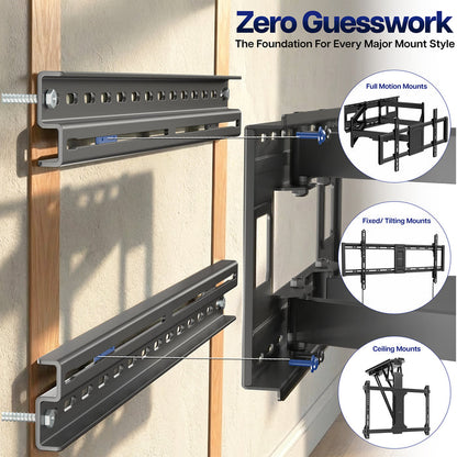 Wall and Ceiling Plate Extension Brackets with various mounting styles on a neutral background