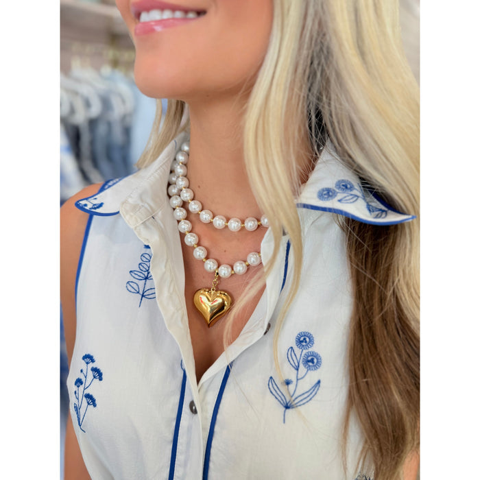 Wrap Pearl Necklace